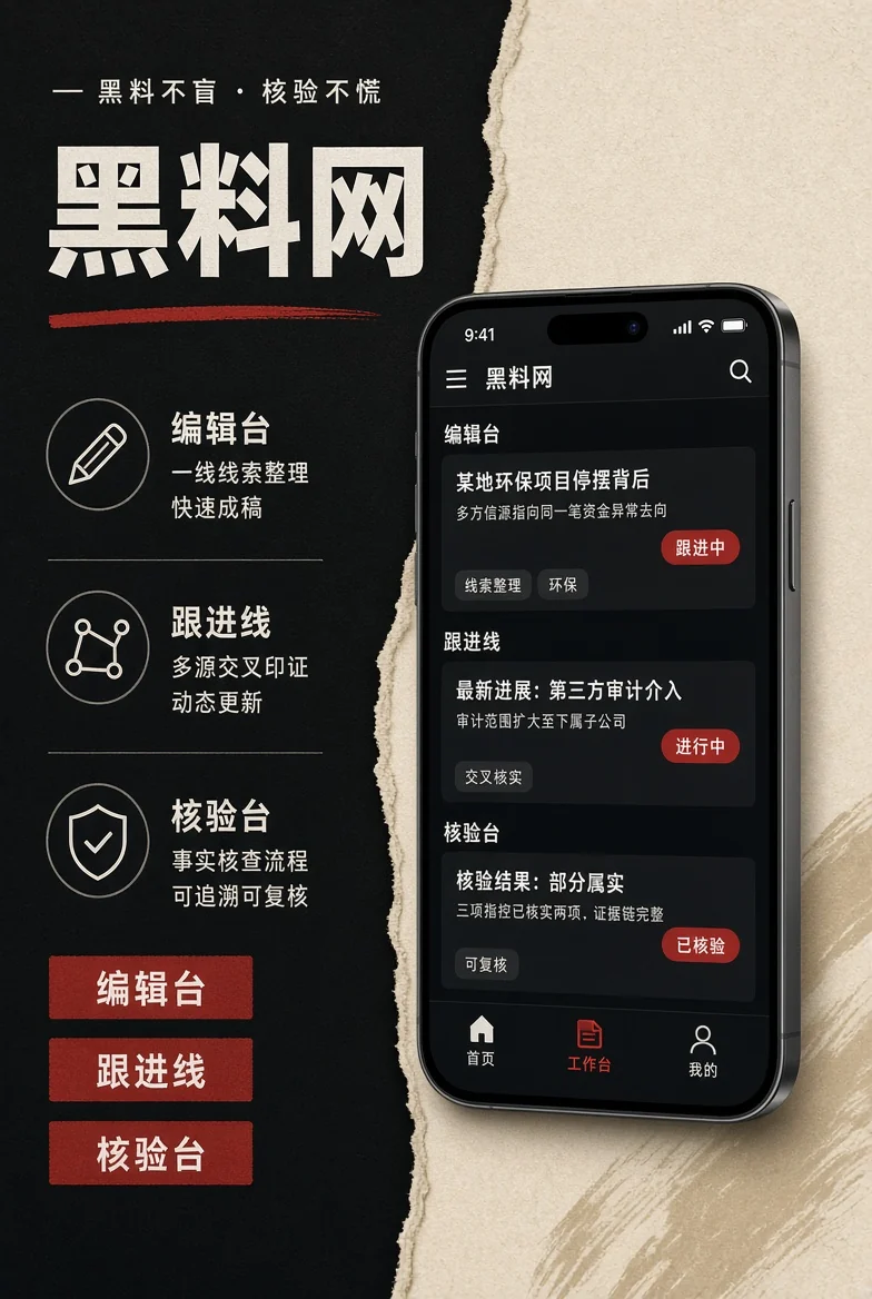 黑料网APP移动资讯服务主题视觉